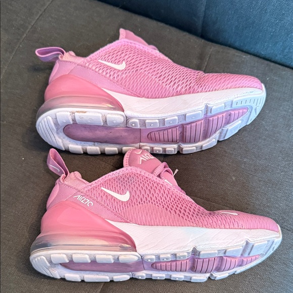 Nike Air Max 270 Kids Sneakers in Pink and White - Picture 4 of 9